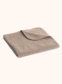 Kocyk merino dla dziecka i niemowląt piaskowy beż, 75x100 GOTS 325 g | BeWoolly