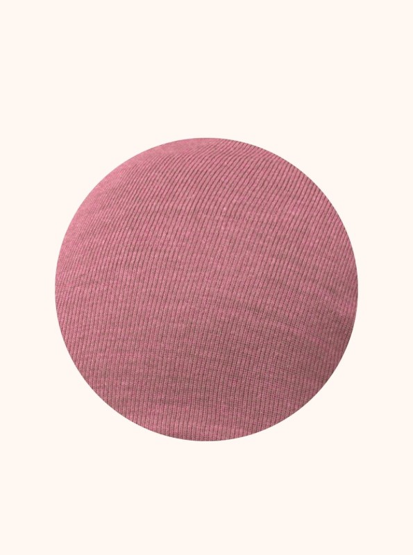 Leginsy z  wełny merino i jedwabiu  dla dzieci i niemowląt, GOTS, brudny róż - BeWoolly