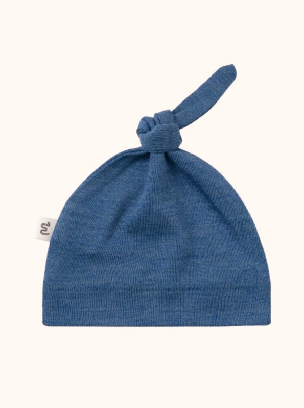 czapeczka dla niemowląt, granatowa.jpg